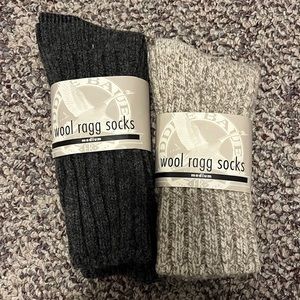 Wool ragg socks
